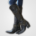 Luna – Elegante Kniestiefel mit minimalistischem Design und eleganter Silhouette