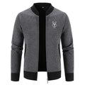 Bruno - Langärmelige Schlank Reißverschluss Jacke Fit Taschen