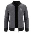 Bruno - Langärmelige Schlank Reißverschluss Jacke Fit Taschen