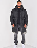 Adam - Warme Langärmelig Reißverschluss Kapuze Jacke Mit Taschen