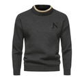Lukas - Warmer Langärmelig Rundhalsausschnitt Strickpullover