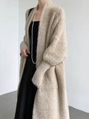 Dagmar – Langarm Strickjacke mit Taschen und lockerer Passform