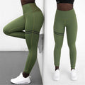 Angelika – Hohe Taille Leggings mit elastischer Passform und Hüftlifting Unterstützung
