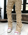 Jadec – Slim Fit Stacked Jeans mit konisch zulaufendem Bein und stylischem Lagenlook