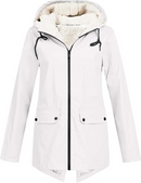 Emma - Warmes Langarmshirt Kapuze Jacke Mit Reißverschluß