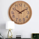 WoodAura - Einzigartige Dekoration Wanduhr aus Holz für natürliche Eleganz