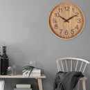 WoodAura - Einzigartige Dekoration Wanduhr aus Holz für natürliche Eleganz