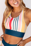 Luna – Sportliches zweiteiliges Beachwear-Set mit Hoch-Taille-Hose