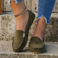 Alwin - Leichte Wildlederschuhe mit flacher rutschfester Sohle