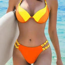 Lina – Elegantes hoher Taille Bikini Satz mit schlanker und schmale Passform