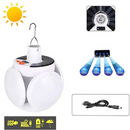 SolarGlow - Solarbetriebene Außenleuchte mit USB Aufladung und mehreren Modi