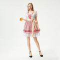 Frieda – Stylisches Oktoberfestkleid mit Schürze und verstellbarer Taille