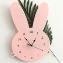 JoyClock – Kaninchen Abenteuer Wanduhr für Kinderzimmerdekoration