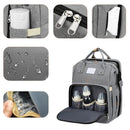 BabyNest - Tragbare Wickeltasche mit klappbarem Bett und organisierter Aufbewahrung
