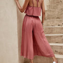 Harper - Zweiteiliges Set mit Bundfaltenhose und Elegent Oberteil