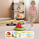 JumpNexus – 3 in 1 Aktivspielzeug mit Springringwurf und Raketenwerfer