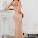 Gerda - Stilvolles ärmelloses langes Maxikleid mit Spaghettiträgern