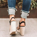 Sophie - Lässige rutschfeste Keilsandalen mit verstellbarem Riemen