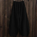 Tabea – Leichte Lockere Passform Weites Bein Hose mit Taschen
