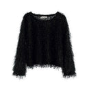 Tabea - Bequemer Rundhalsausschnitt mit langen Ärmeln Warmer Pullover
