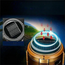 GlowCamp – Faltbare Solar LED Campinglampe mit Ventilator und wiederaufladbarem