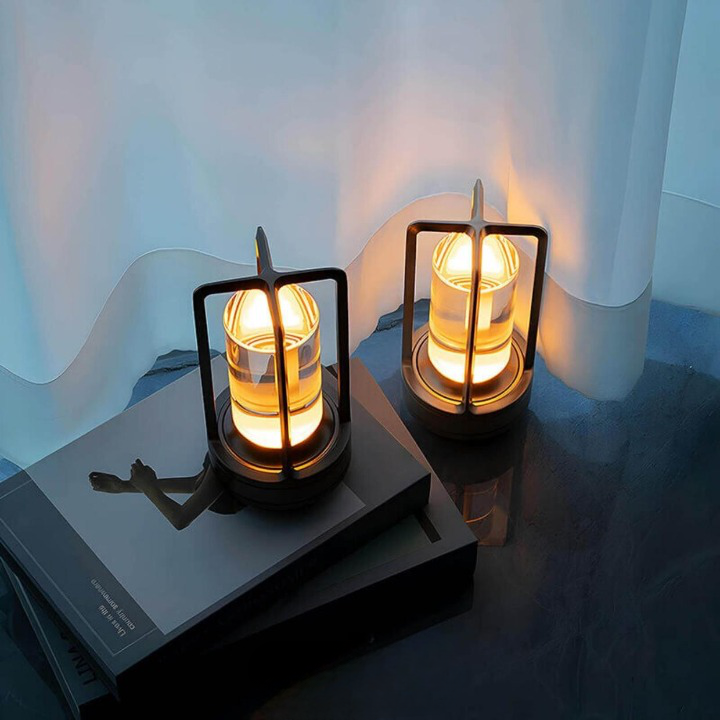 Moderne kabellose Tischlampe für stilvolle Beleuchtung und flexible Platzierung