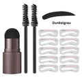 BrowGlam - Augenbrauenstempel Kit für perfekt geformte und definierte Brauen mit Pinseln