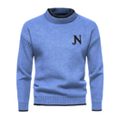 Lukas - Warmer Langärmelig Rundhalsausschnitt Strickpullover