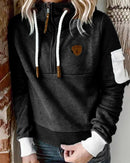 Joren – Eleganter Halfzip Hoodie mit funktioneller Tasche
