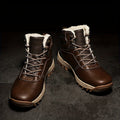 Bastian - Vintage Fell gefütterte Stiefel mit rutschfester Sohle und gepolsterter Innensohle für Komfort