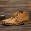 Anton - Schnürstiefel im Vintage Stil mit verstellbarem Kordelzug und rutschfester Sohle