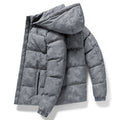Louis - Langärmelige Camouflage Jacke mit verstellbarer Kapuze und Taschen