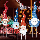 DecoGlow - Dekoration Weihnachten Spieß 4 Stück Satz