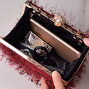 Isla – Abend-Clutch mit modischen Fransen und elegantem, strukturiertem Design