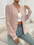 Yasmine - Stylische Strickjacke mit Knopfleiste und langen Ärmeln