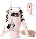 SipSafe - Wasserflaschenhalter Neoprenhülle mit verstellbarem Riemen und Taschen