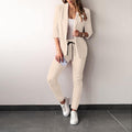 Hannah - Blazer mit Reverskragen und schmal geschnittener Hose im zweiteiligen Set