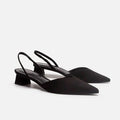 Bente - Bequeme rutschfeste Spitzenschuhe mit dünnem Riemen