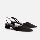 Bente - Bequeme rutschfeste Spitzenschuhe mit dünnem Riemen