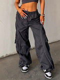 Lena – Moderne Cargohose mit weitem Bein und verstellbarem Bund