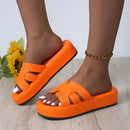 Tilana - Bequeme Flip Flops Sandalen mit dickem Boden und rutschfester
