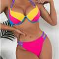 Lina – Elegantes hoher Taille Bikini Satz mit schlanker und schmale Passform