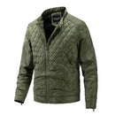 Louis - Langärmelige Stehkragenjacke mit Reißverschluss und Taschen