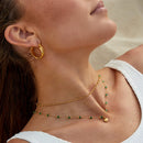 Lenora – Modische Perlenkette mit zartem Muschel Charm