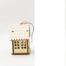 GlowNest - Hölzern Dekorationen Magisches Haus Formsatz für festliche Stimmung