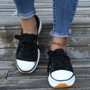 Gisela - Stylische Sneakers mit dicker Sohle und verstellbaren Schnürsenkeln