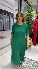 EleganceEase - Stilvolles Schickes Kleid