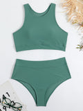 Vanessa – Bequemer zweiteiliger Bikini Badeanzug mit athletischem Schnitt