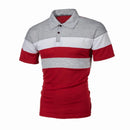 Ethan – Moderne Poloshirts mit Streifenmuster und Knopfleiste