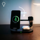 ChargeXpert – 3 in 1 Kabellose Ladestation für Uhr und AirPods